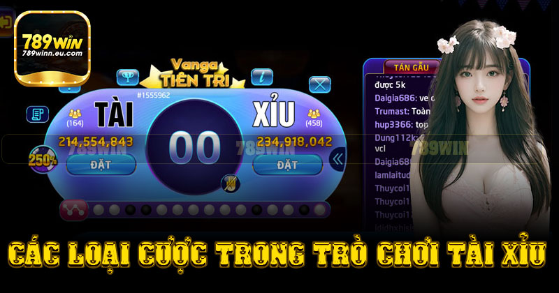 Các loại hình cược trong trò chơi Tài Xỉu online